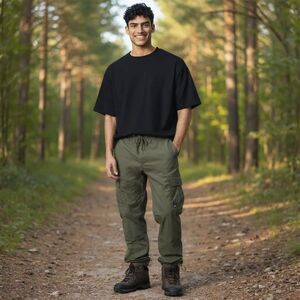 SUISSE SPORT Men’s Cargo  Hiking Pants Size XL Khaki 36x32